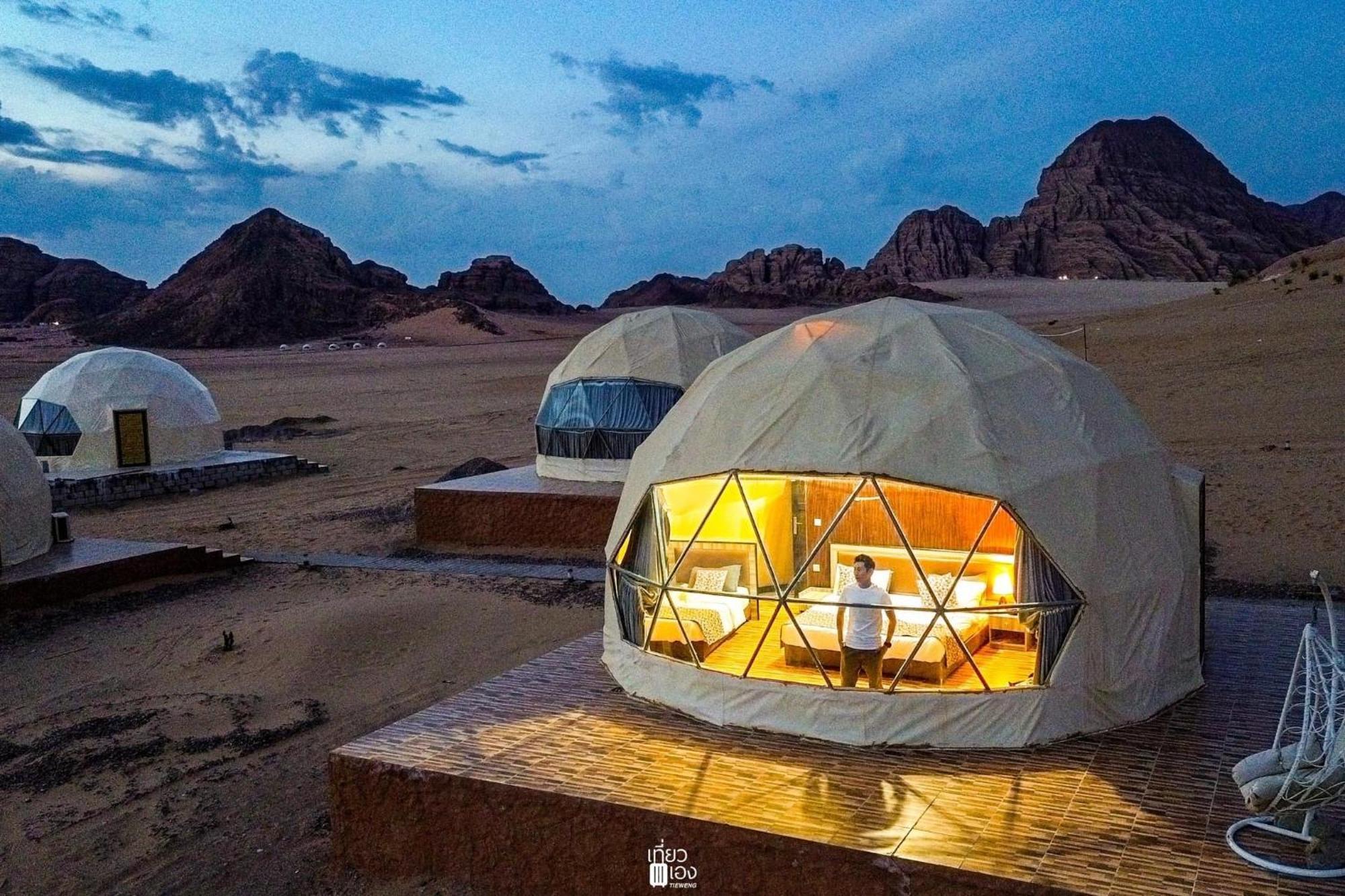 Hotel Rum Jordan Camp And Tours Wadi Rum Exterior foto